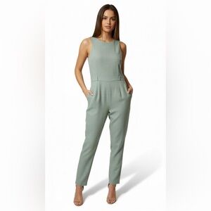 PrettyLittleThing Sage Sleeveless Pantsuit